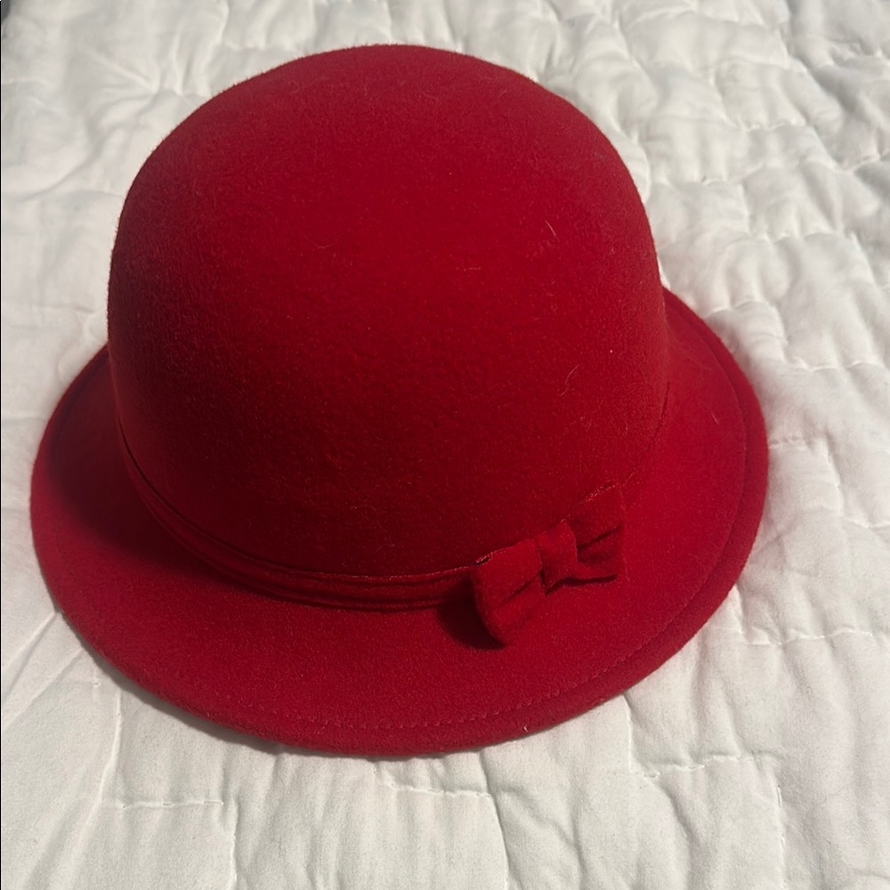 Girls Red Hat and black hat